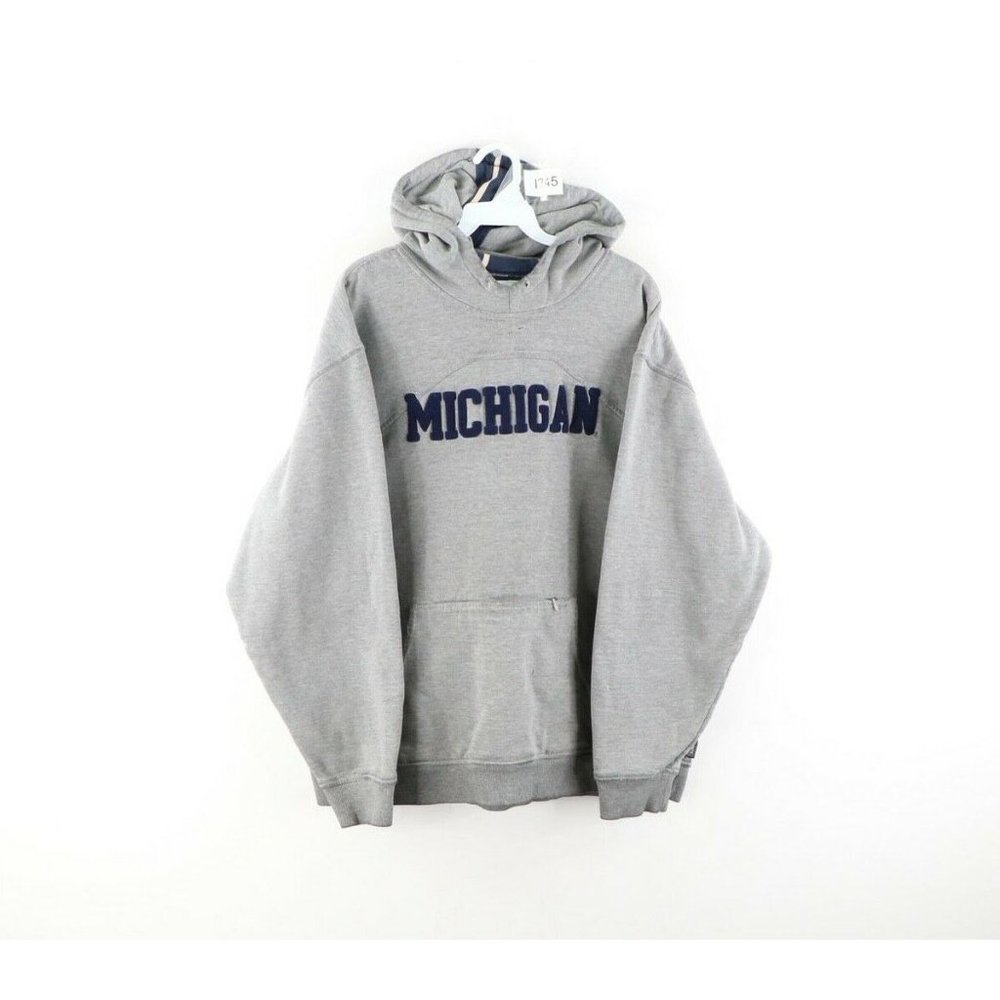 Vintage Nike Mens Large Travis Scott Center Swoosh University Of Michigan Hoodie